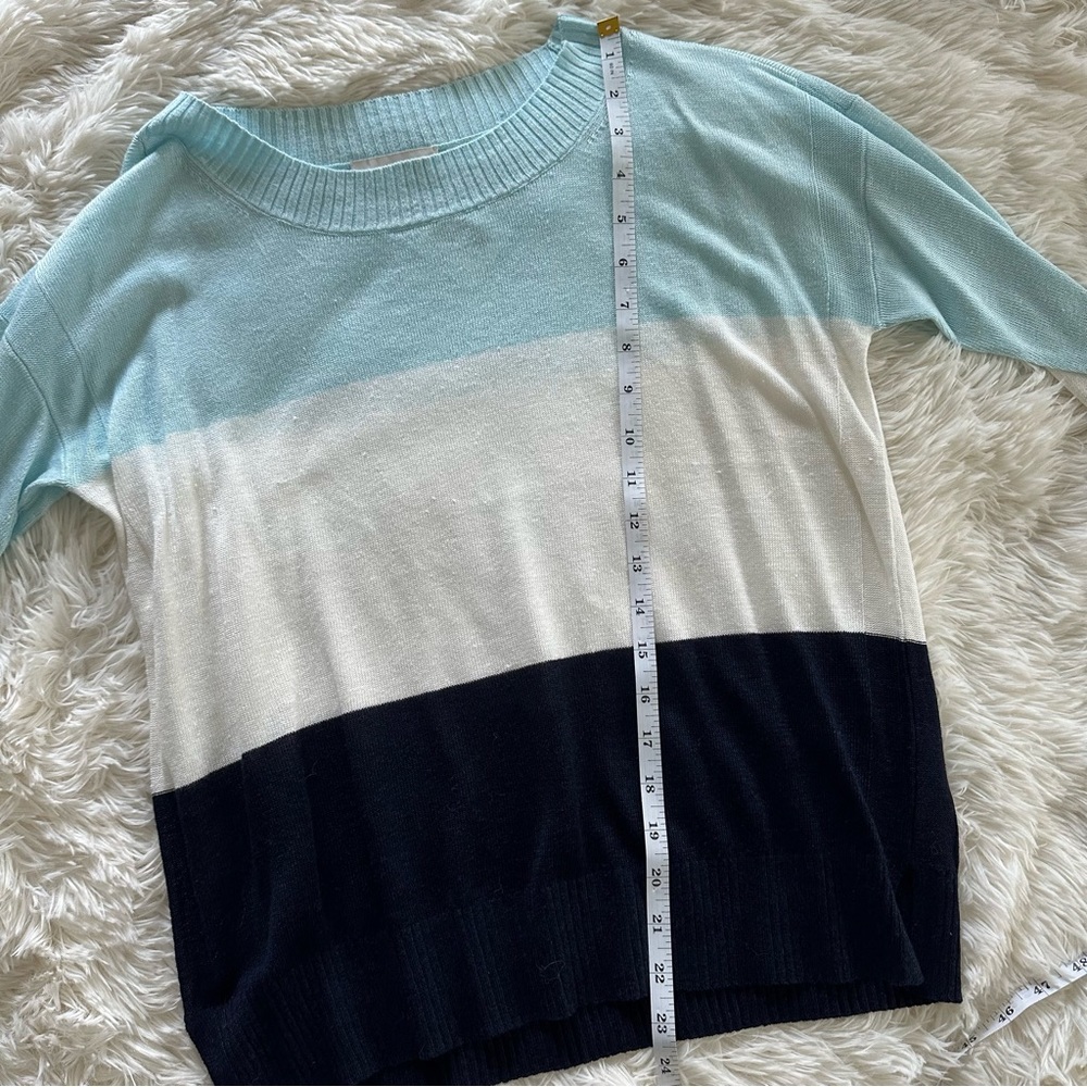 Club Monaco Striped Linen Boatneck - Picture 8 of 10